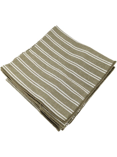 Lot de 6 serviettes de table coton LILI - Kiabi