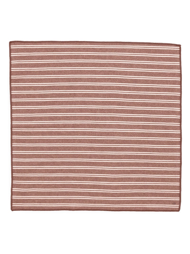 Lot de 6 serviettes de table coton LILI Rouge foncé - Kiabi