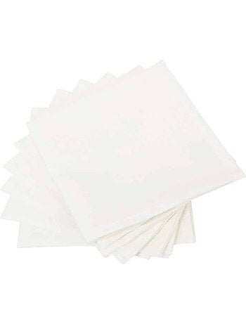 Lot de 6 serviettes de table coton lin METIS