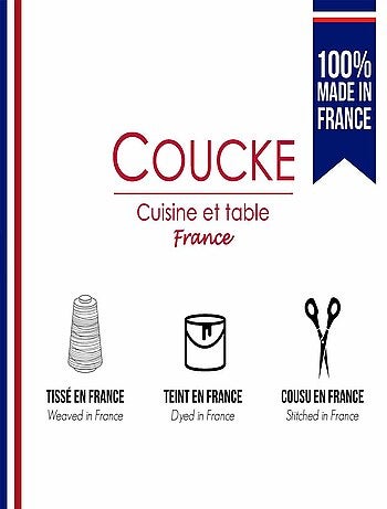 Lot de 6 serviettes de table en coton, CAMBRAI