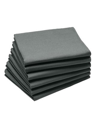 Lot de 6 serviettes de table en coton, Made in France, CAMBRAI