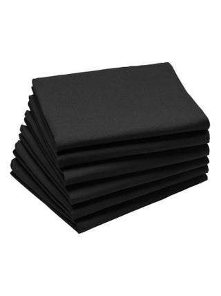 Lot de 6 serviettes de table en coton, Made in France, CAMBRAI