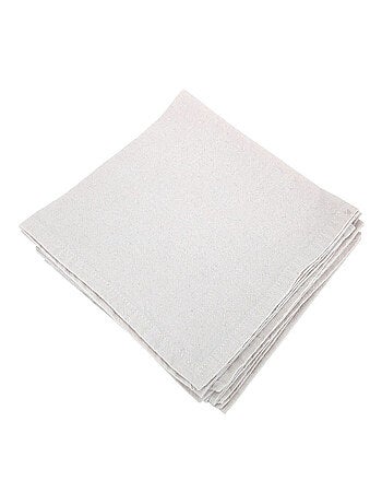 Lot de 6 serviettes de table MATTIS