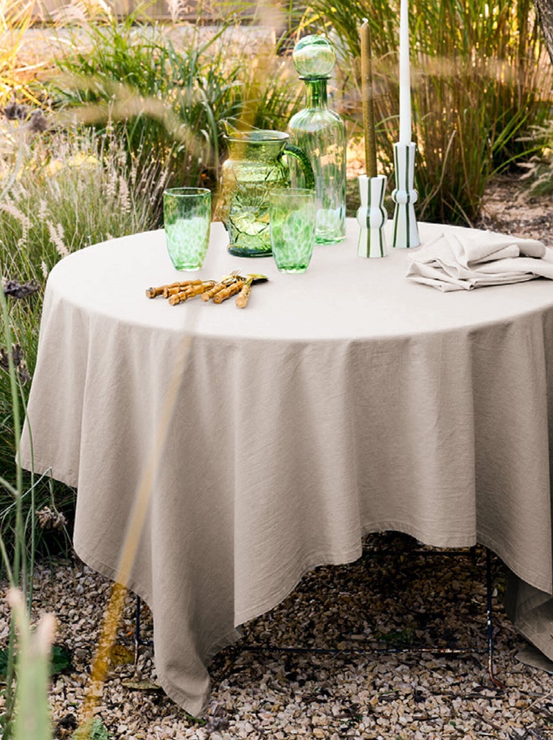 Lot de 6 serviettes de table MATTIS Blanc cassé - Kiabi