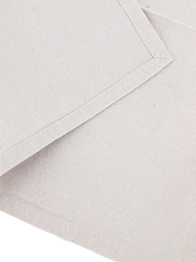 Lot de 6 serviettes de table MATTIS Blanc cassé - Kiabi