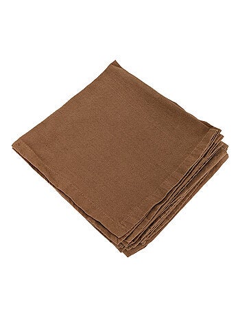 Lot de 6 serviettes de table MATTIS