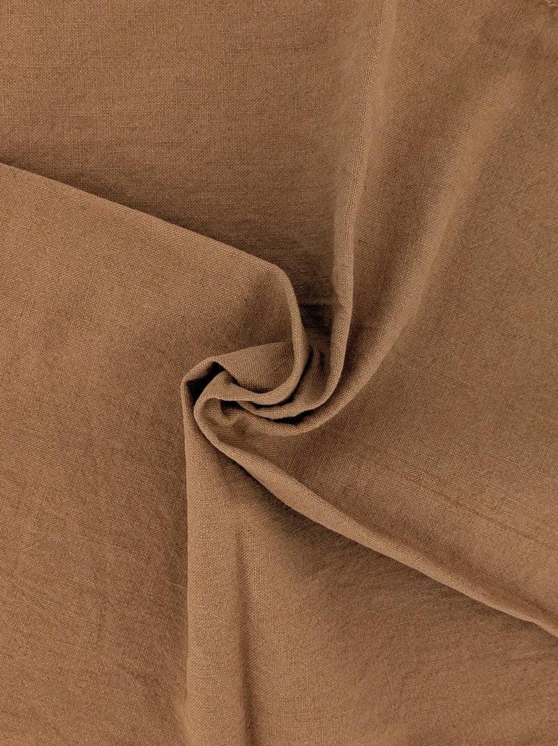 Lot de 6 serviettes de table MATTIS Cognac - Kiabi