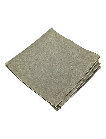 Lot de 6 serviettes de table MATTIS
