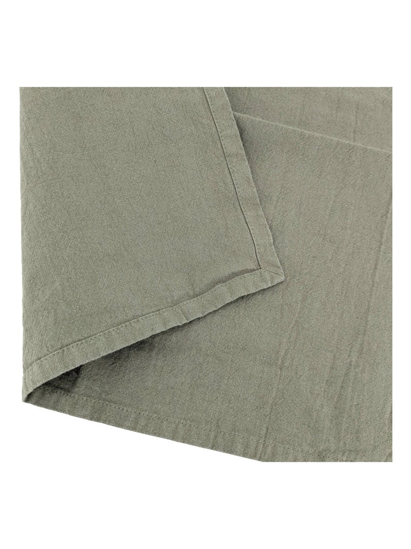 Lot de 6 serviettes de table MATTIS Vert bouteille - Kiabi