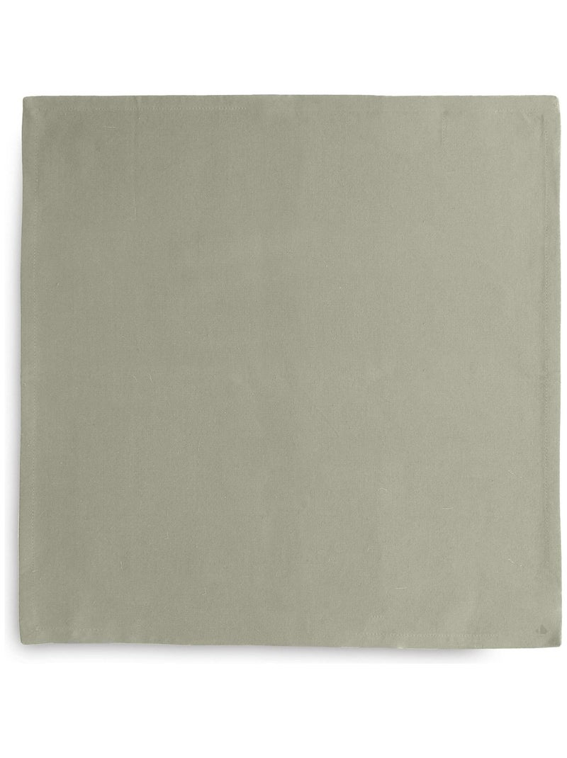 Lot de 6 serviettes de table MATTIS Vert kaki clair - Kiabi