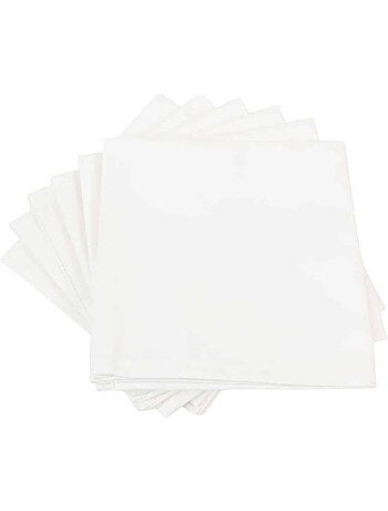 Lot de 6 serviettes de table satin de coton LUXE