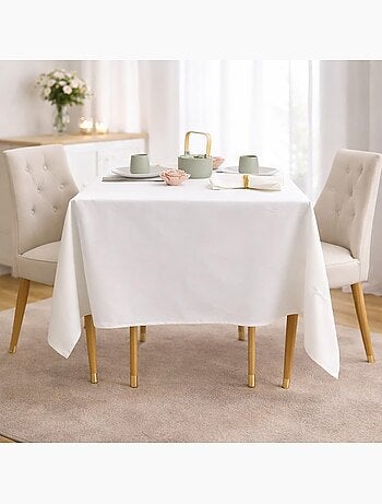 Lot de 6 serviettes de table satin de coton LUXE