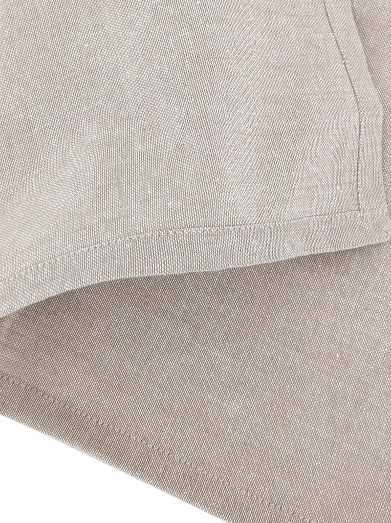 Lot de 6 serviettes de table YUCO coton Beige - Kiabi