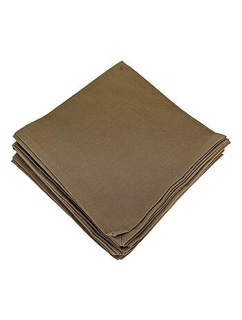Lot de 6 serviettes de table YUCO coton