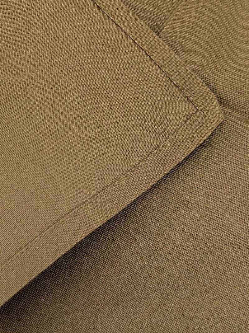Lot de 6 serviettes de table YUCO coton Cognac - Kiabi