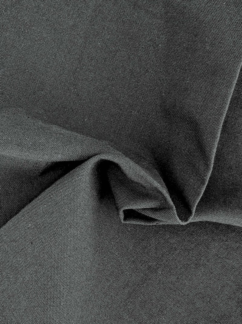 Lot de 6 serviettes de table YUCO coton gris anthracite - Kiabi