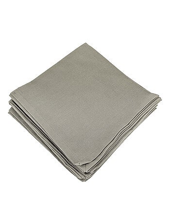 Lot de 6 serviettes de table YUCO coton