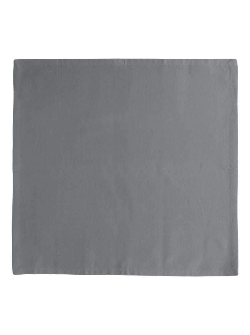 Lot de 6 serviettes de table YUCO coton Gris foncé - Kiabi