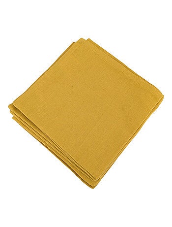 Lot de 6 serviettes de table YUCO coton