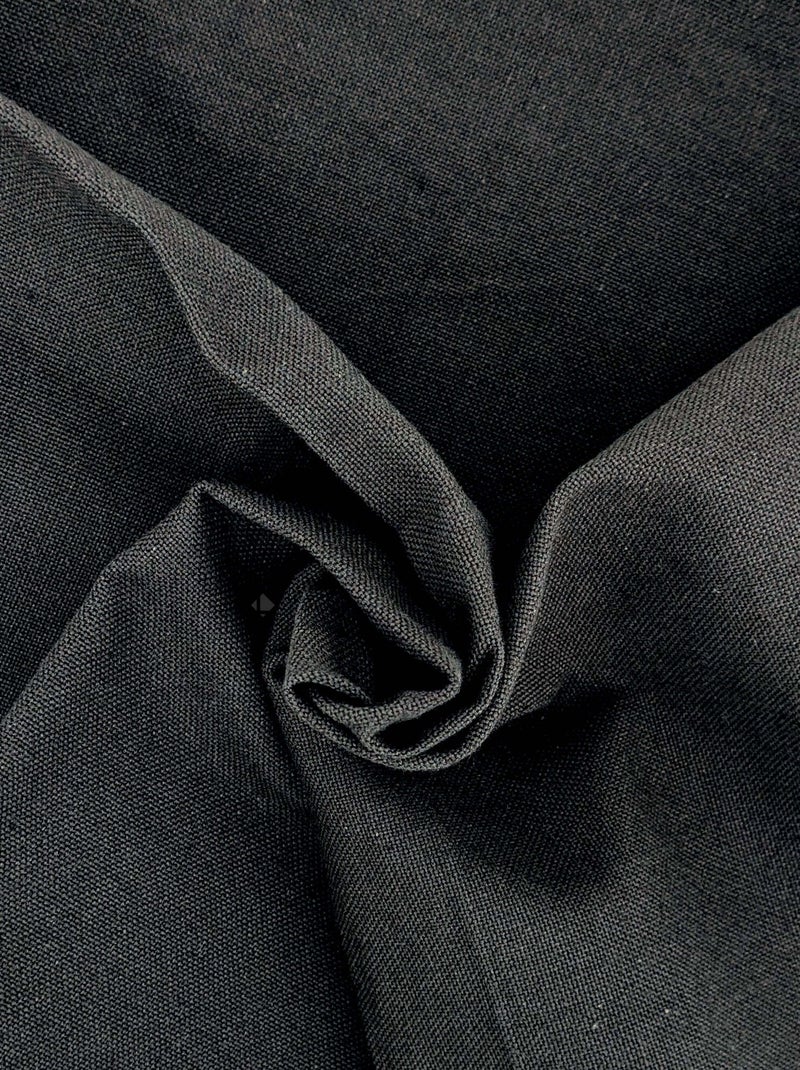 Lot de 6 serviettes de table YUCO coton Noir - Kiabi