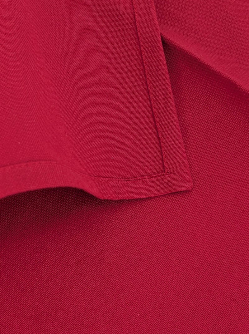 Lot de 6 serviettes de table YUCO coton Rouge foncé - Kiabi