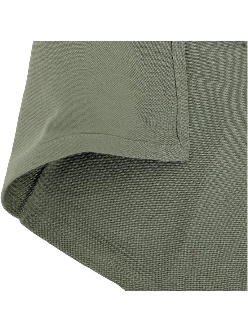 Lot de 6 serviettes de table YUCO coton Vert bouteille - Kiabi