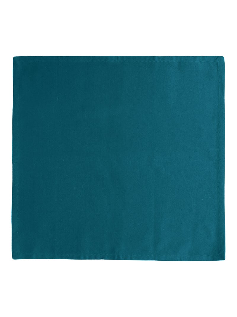 Lot de 6 serviettes de table YUCO coton Vert jade - Kiabi