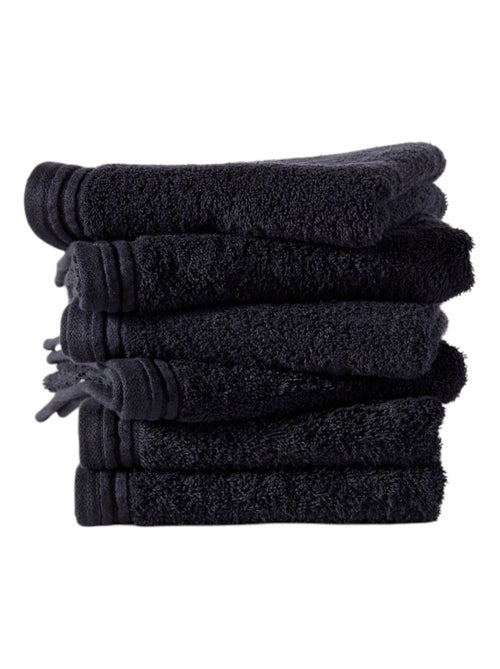 Lot de 6 serviettes de toilette coton uni BATHROOM - Kiabi