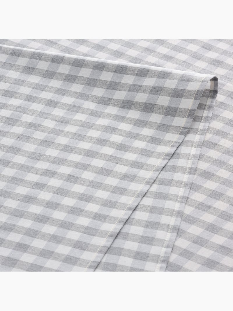 Lot de 6 serviettes en coton à carreaux vichy - gamusi Gris clair - Kiabi