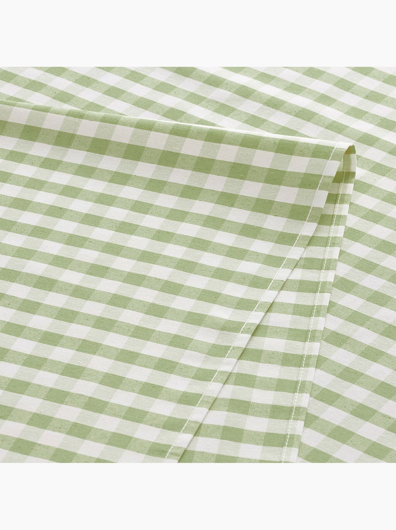 Lot de 6 serviettes en coton à carreaux vichy - gamusi Vert clair - Kiabi