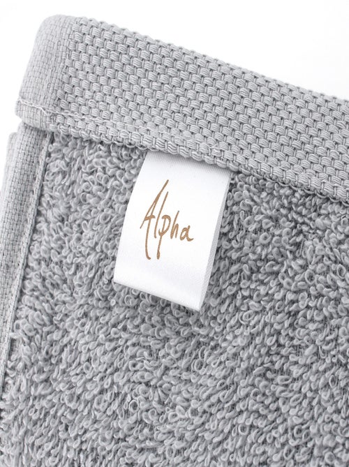 Lot de 6 serviettes toilette 50x90 ALPHA - Kiabi