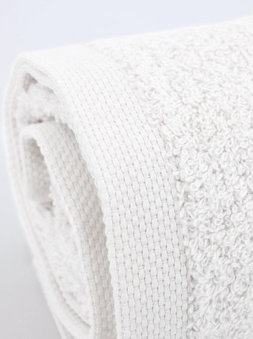 Lot de 6 serviettes toilette 50x90 ALPHA - Kiabi