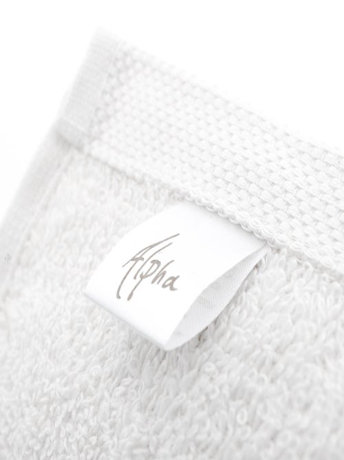 Lot de 6 serviettes toilette 50x90 ALPHA - Kiabi