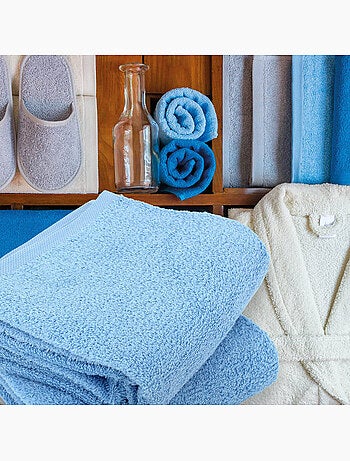Lot de 6 serviettes toilette 50x90 ALPHA
