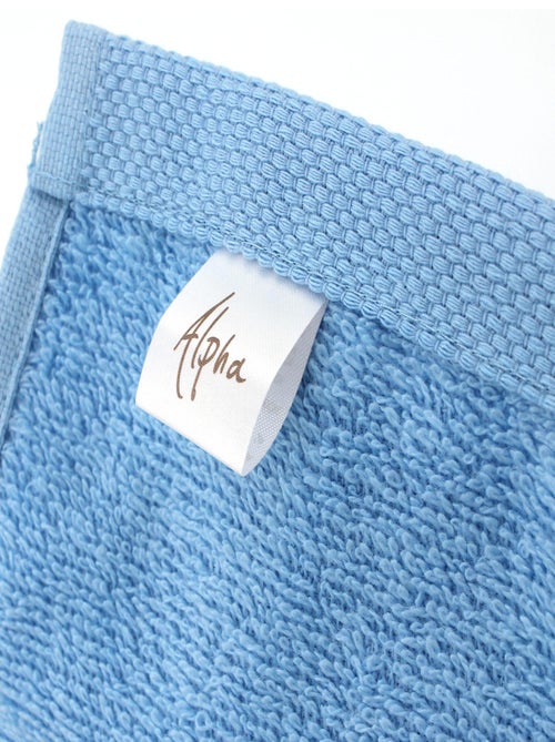 Lot de 6 serviettes toilette 50x90 ALPHA - Kiabi