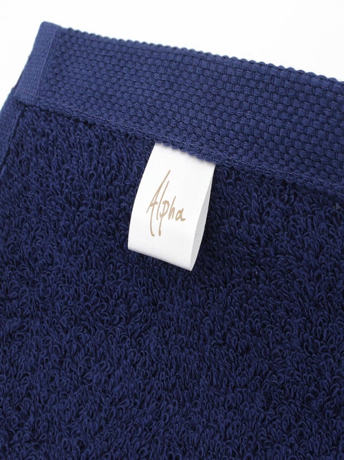 Lot de 6 serviettes toilette 50x90 ALPHA - Kiabi