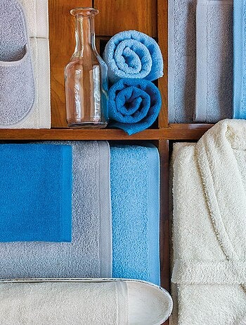 Lot de 6 serviettes toilette 50x90 ALPHA