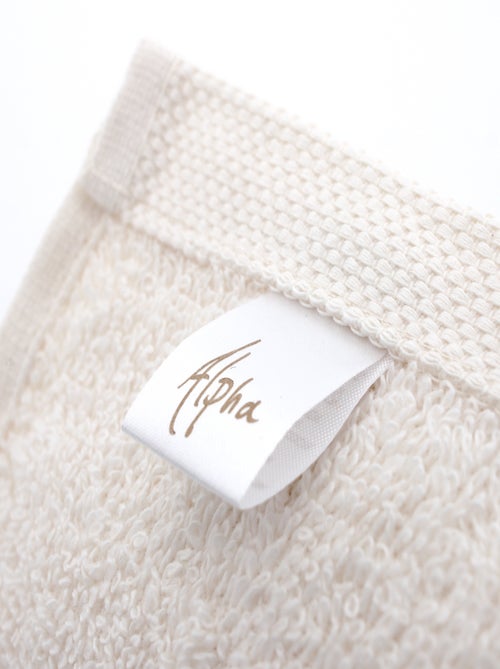 Lot de 6 serviettes toilette 50x90 ALPHA - Kiabi