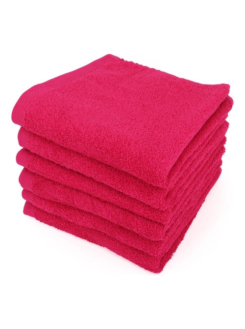 Lot de 6 serviettes toilette 50x90 ALPHA - Kiabi