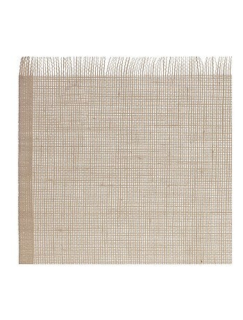 Lot de 6 sets de table à franges - 45 x 30 cm - Naturel
