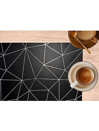Lot de 6 sets de table avec encre métallique COPPER