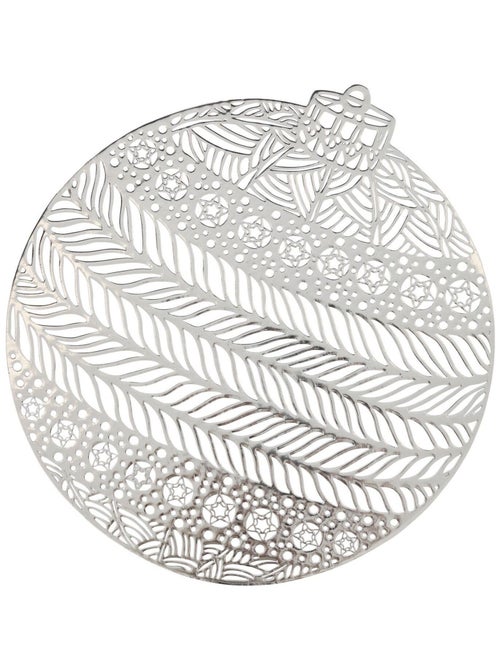 Lot de 6 sets de table boule de Noël - Kiabi