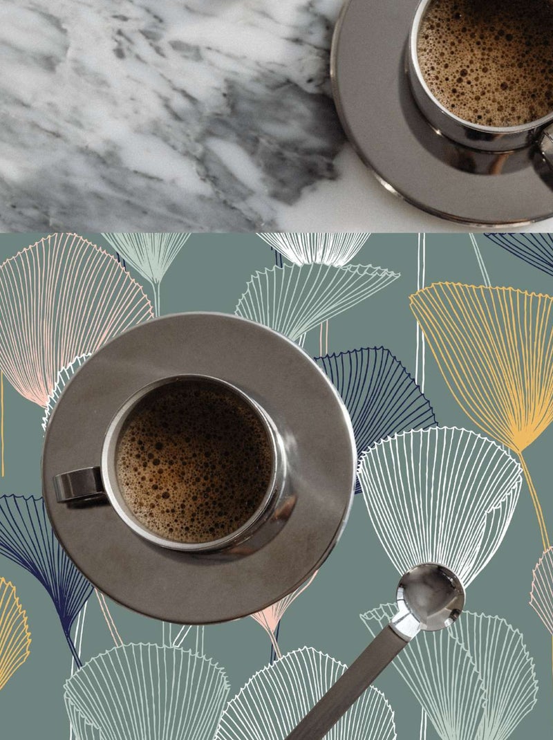 Lot de 6 sets de table Cottey - 28 x 43 cm - Bleu Bleu - Kiabi