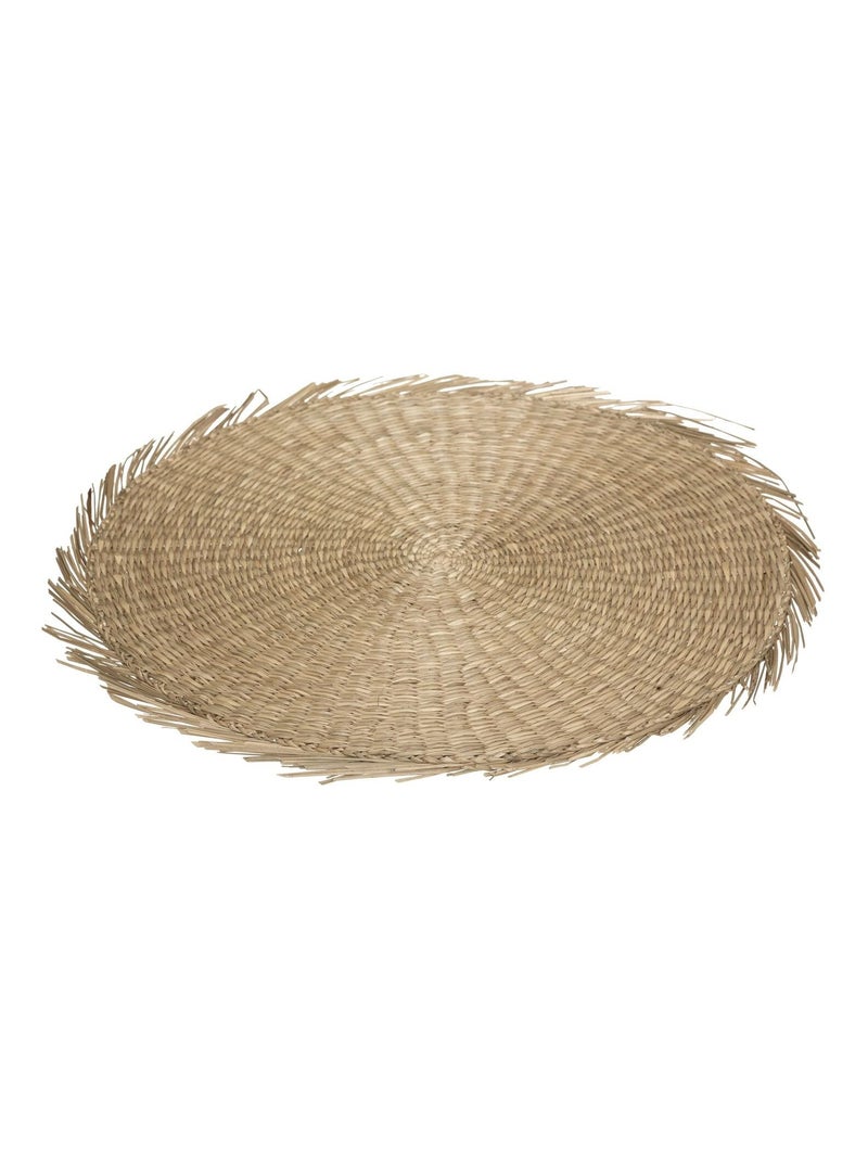 Lot de 6 sets de table cuba - Diamètre 38 cm - Beige Beige - Kiabi