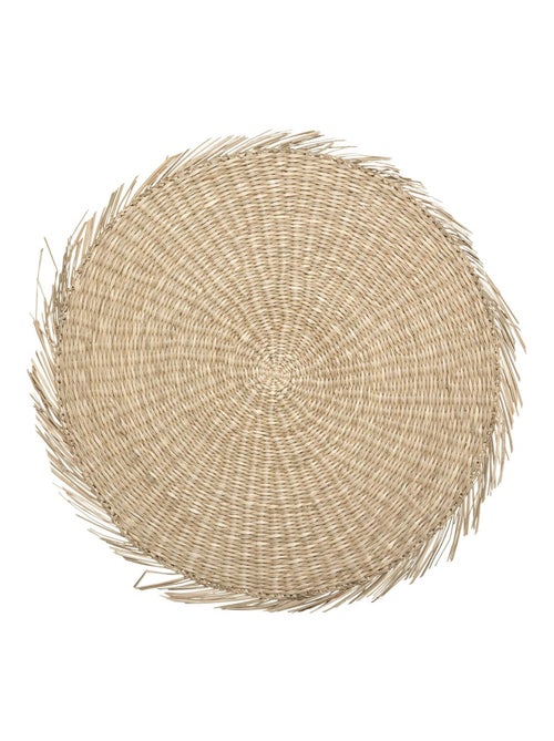 Lot de 6 sets de table cuba - Diamètre 38 cm - Beige - Kiabi Lot de 6 sets de table cuba - Diamètre 38 cm - Beige - Kiabi