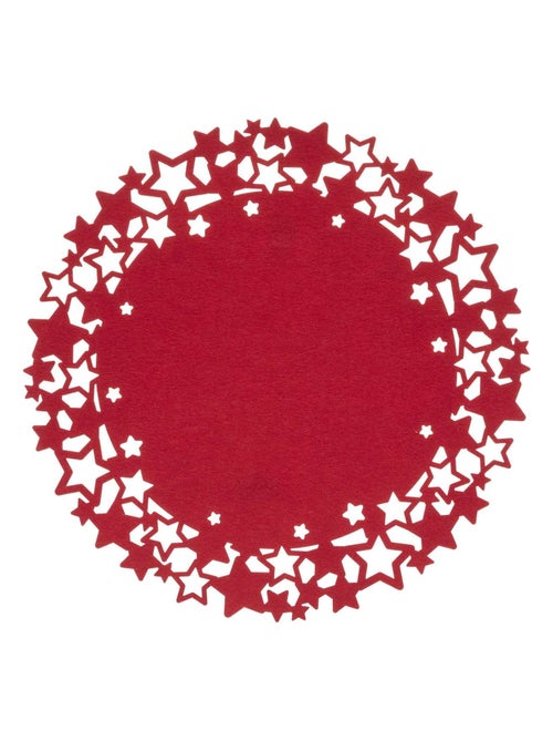 Lot de 6 sets de table de Noël ajourés en étoiles - Kiabi