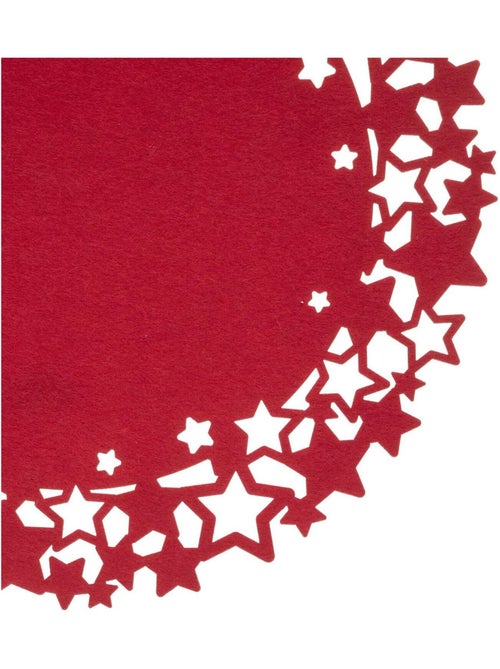 Lot de 6 sets de table de Noël ajourés en étoiles - Kiabi