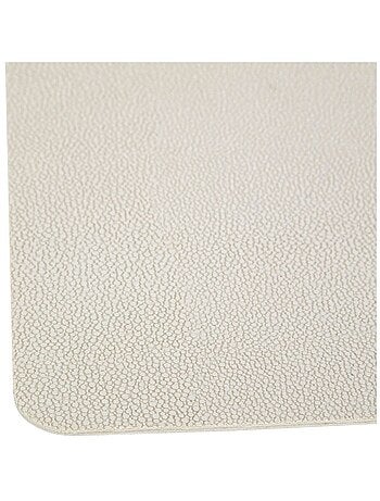 Lot de 6 sets de table effet écailles MIRA - 49 x 33 cm - Crème