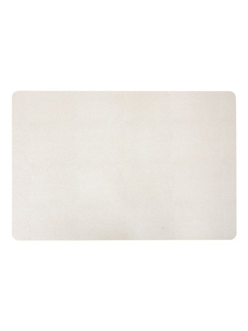 Lot de 6 sets de table effet écailles MIRA - 49 x 33 cm - Crème - Kiabi Lot de 6 sets de table effet écailles MIRA - 49 x 33 cm - Crème - Kiabi