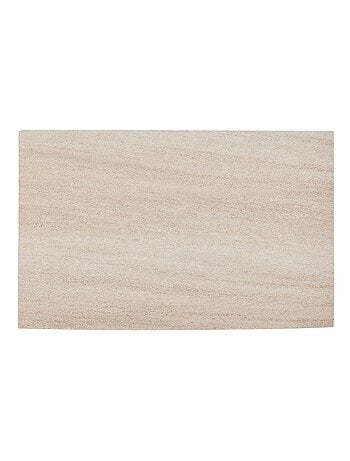 Lot de 6 sets de table effet travertin AUTHENTIQUE - 45 x 30 cm